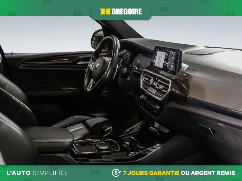 BMW X3 725546 | AWD AUTO A/C CUIR NAV MAGS CAM RECULE 2022 Noir Laval - photo #27