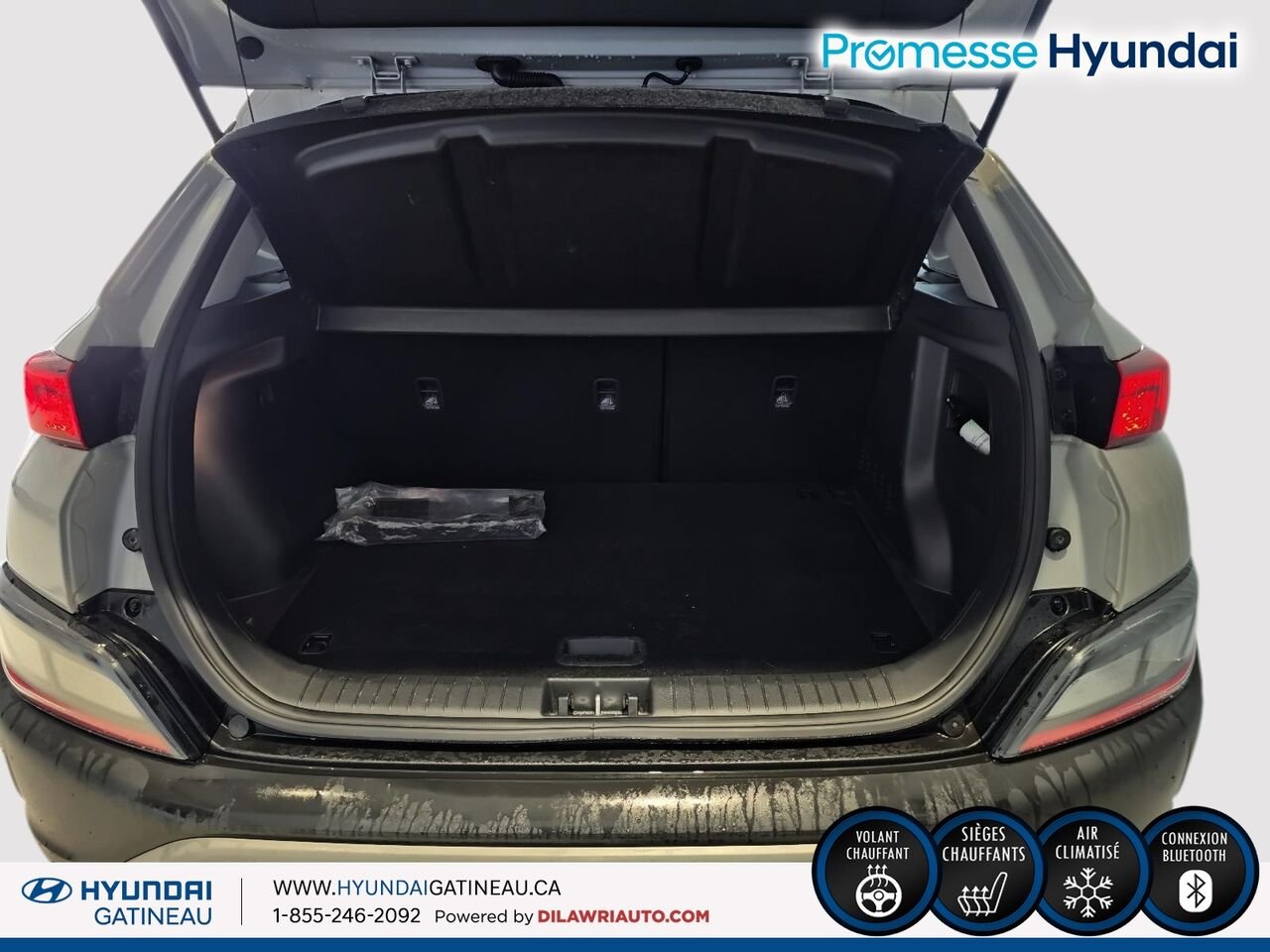 Hyundai Kona 2.0L Preferred TA*** sieges chauffants , volant chauffants, bas millage*** 2023 Noir Ottawa & Gatineau - photo #5
