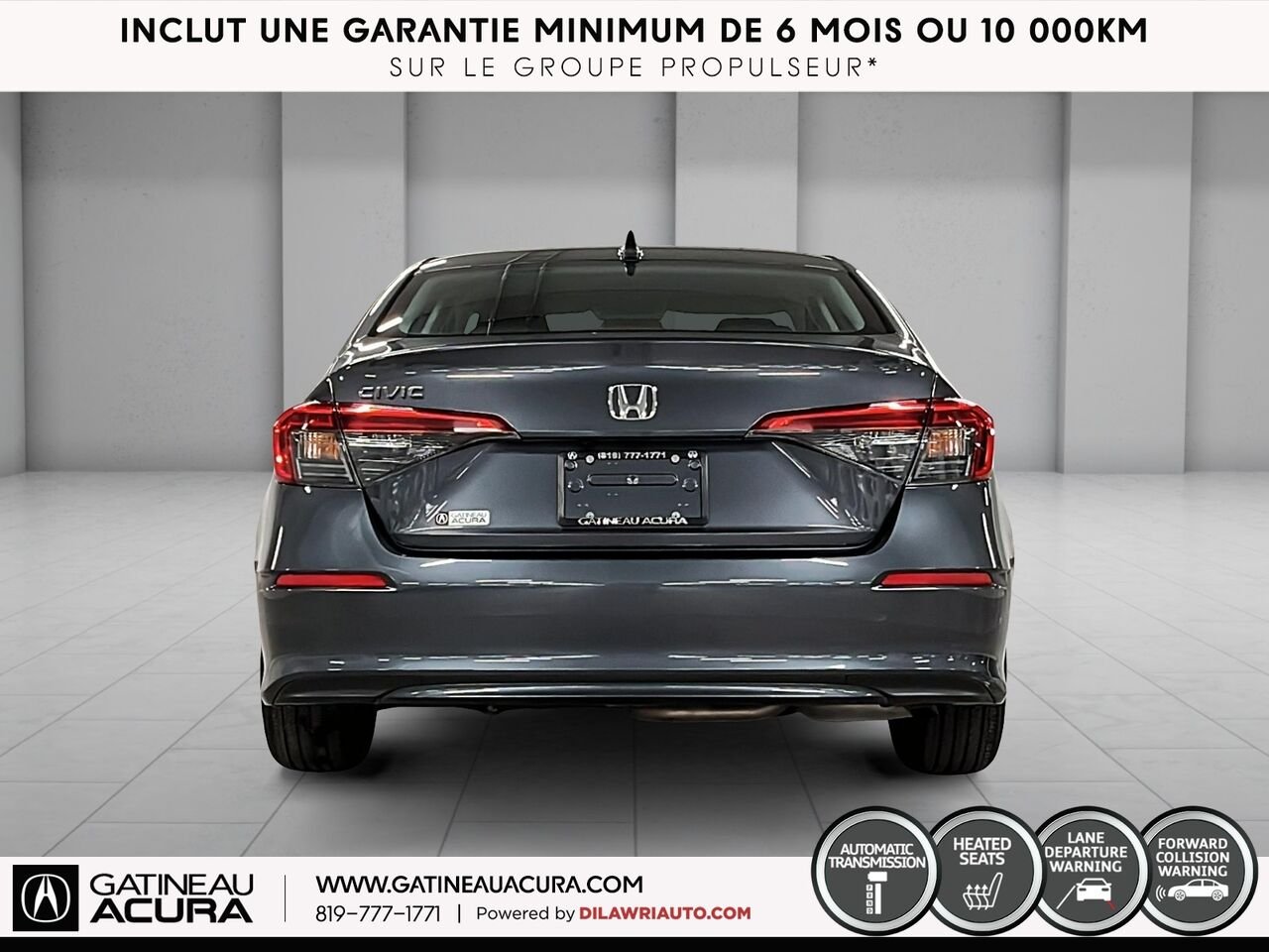 2024 Honda Civic LX Grey Ottawa & Gatineau - photo #15
