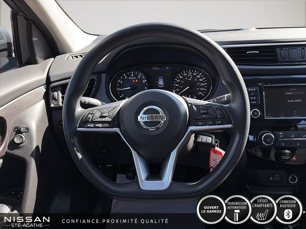 Nissan Qashqai S TI | AUTOMATIQUE | GROUPE COMMODITÉ | UN SEUL PROPRIÉTAIRE 2019 Gris Saint-Jérôme - photo #9