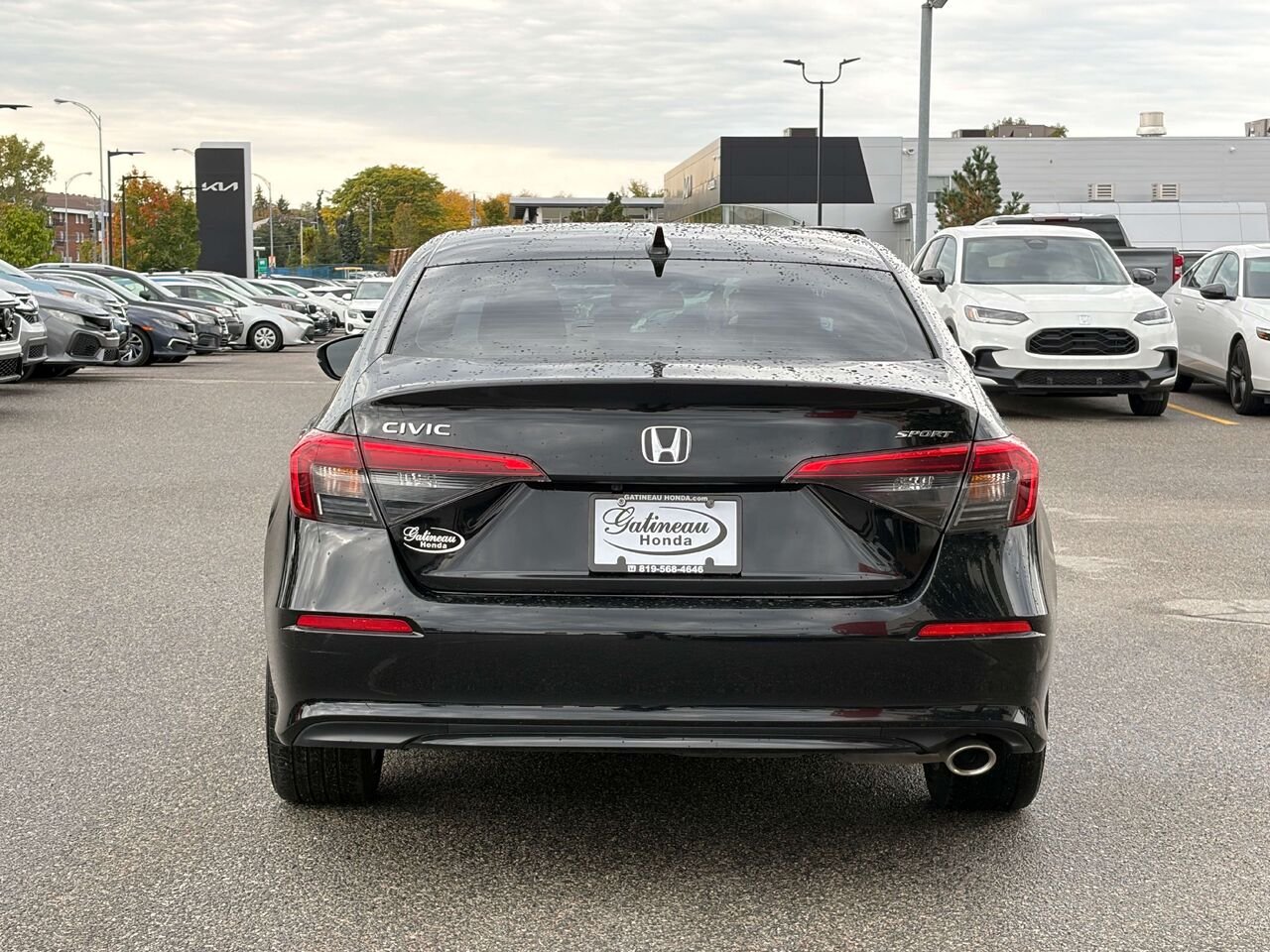 Honda Civic Sport 2022 Noir Gatineau - photo #4