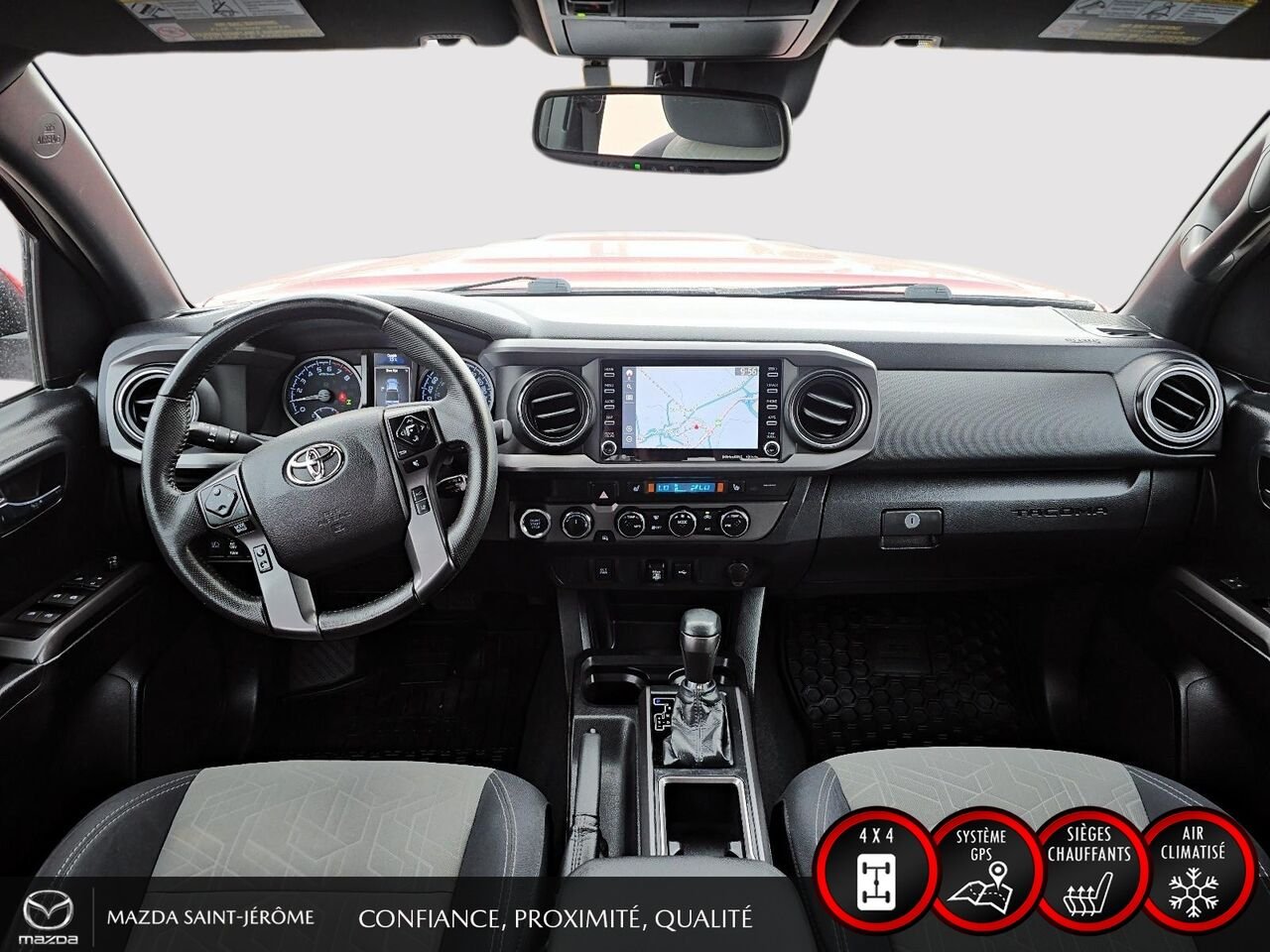 2021 Toyota Tacoma TRD SPORT | 1 PROPRIÉTAIRE | CREWCAB | V6 | 4X4 | AUTOMATIQUE Red Saint-Jérôme - photo #22