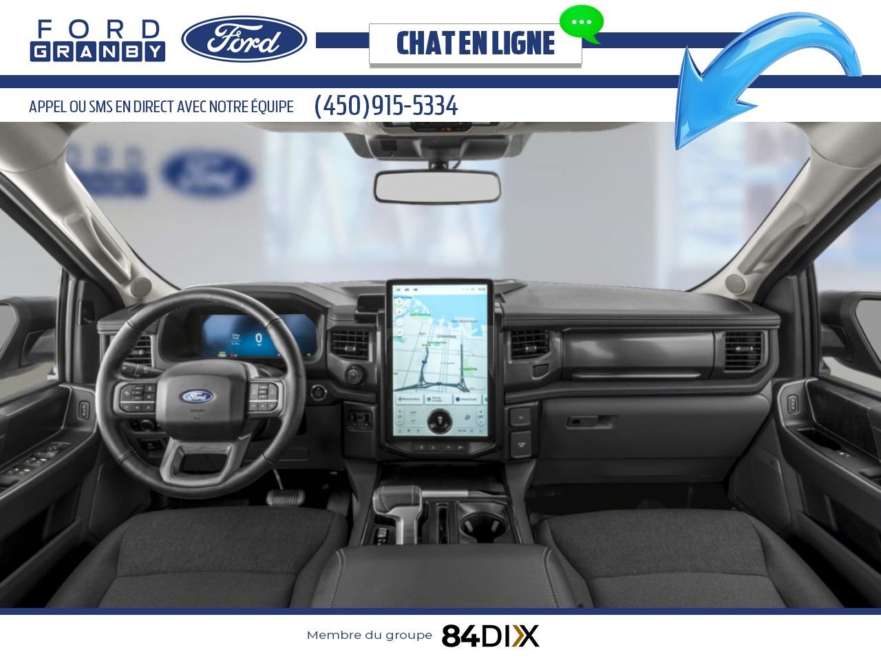 Ford F-150 Lightning 2025 Bleu antimatière métallisé Granby - photo #7