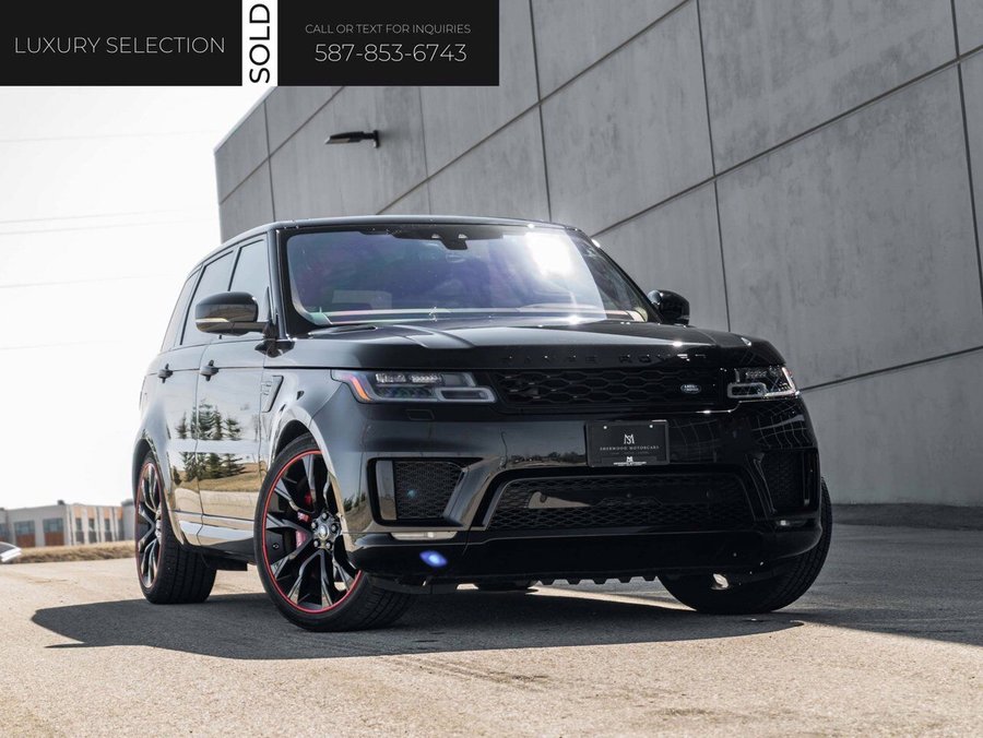 2019 Land Rover Range Rover Sport HST Black