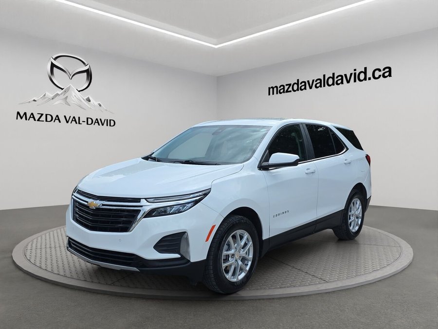 Chevrolet Equinox LT TURBO 6 VITESSES, Traction intégrale, sièges avant chauffants, démarreur à distance, hayon 2024 Blanc