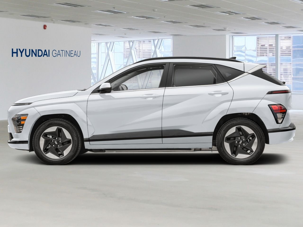 Hyundai Kona électrique 2026 Blanc Atlas Gatineau - photo #1
