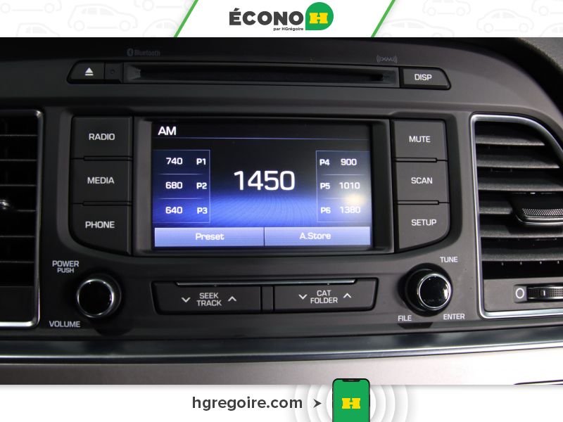 Hyundai Sonata 822292 | 2.4L GLS TOIT GR ÉLEC A/C BLUETOOTH CAMÉRA MAGS 2017 Gris Laval - photo #9