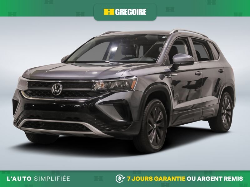 Volkswagen Taos Comfortline AWD AUTO A/C CUIR MAGS CAM RECUL BLEUT 2022 Gris