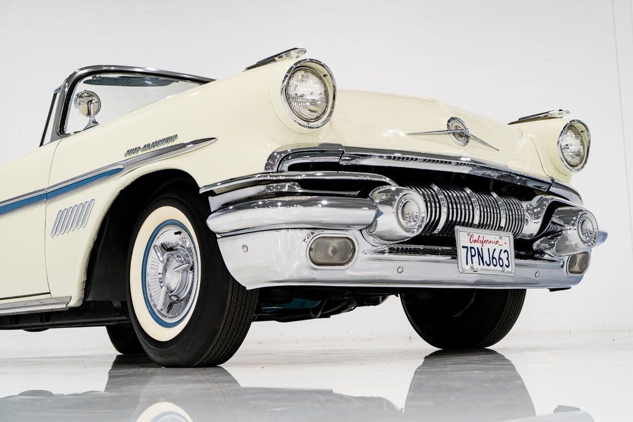 Pontiac Bonneville *PRICE IN USD* Fuel injected 347/315HP 1 of 630 produced 1957 Blanc Montréal - photo #33