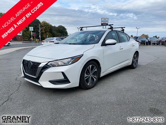 2020 Nissan Sentra SV CVT White