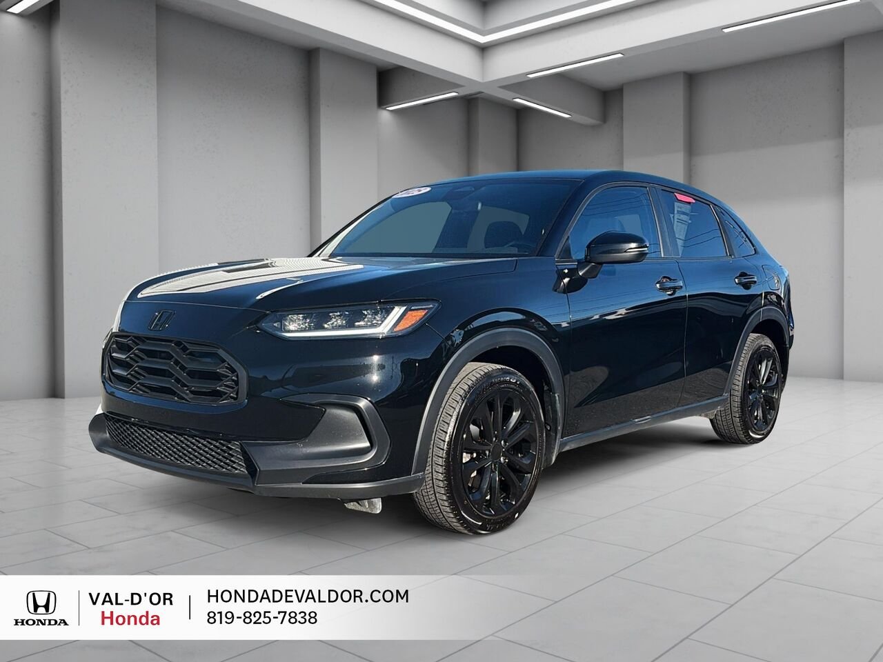 2025 Honda HR-V Sport AWD ALL BLACK GARANTIE PROLONGÉE Black Val-d'Or - photo #0