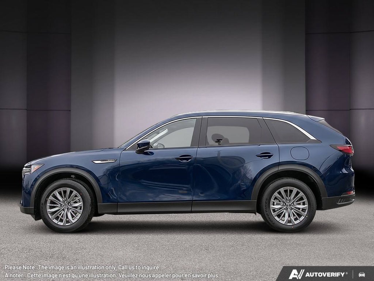 2026 Mazda CX-90 PHEV JM3KKCHA2T1421726 Deep Crystal Blue Mica Mirabel - photo #2
