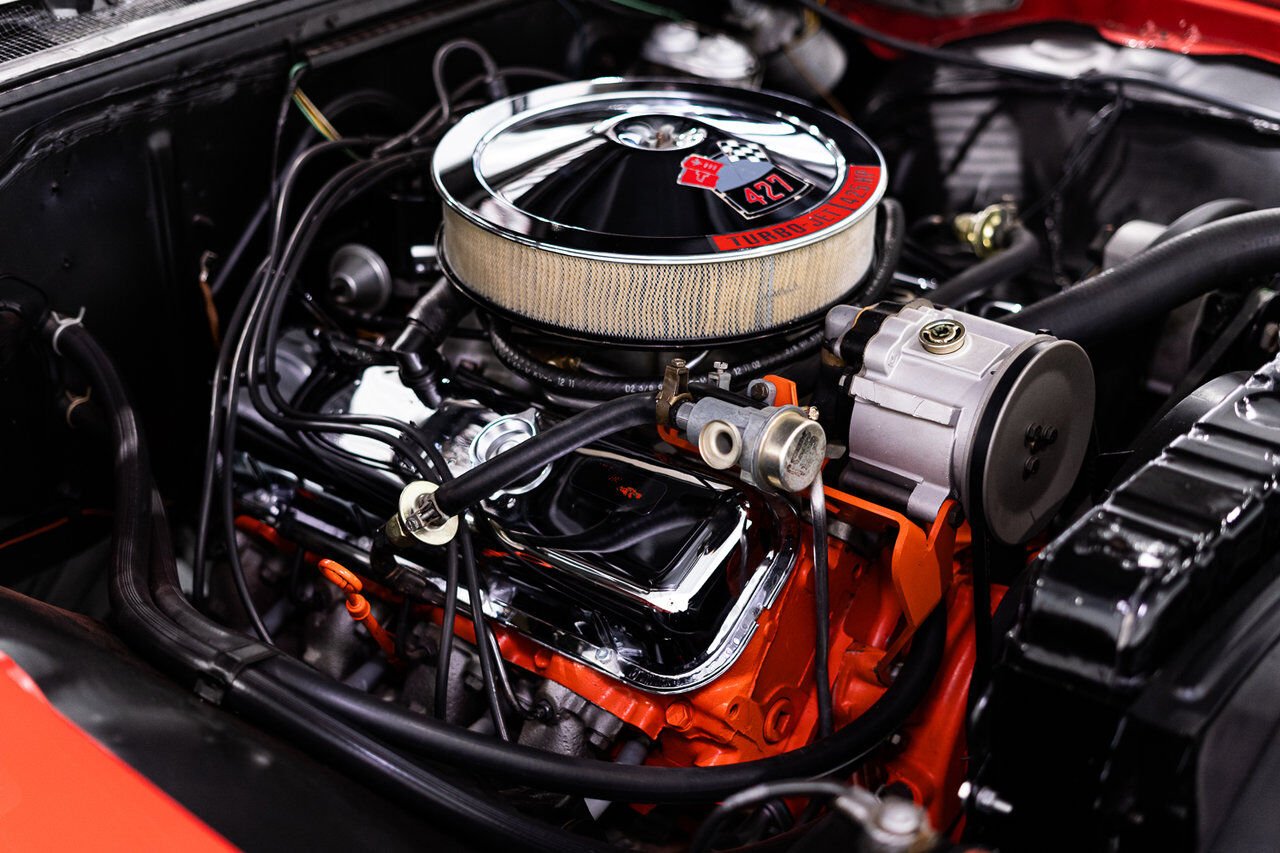 Chevrolet Impala Match N# L72 427/425 4spd 4.56gear Org Bill Of Sale | PRIX EN USD 1968 Rouge Montréal - photo #15