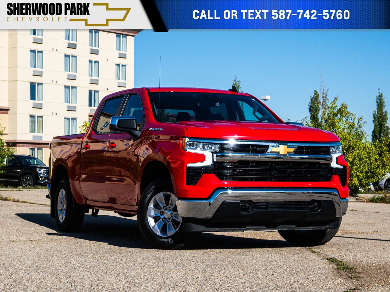 2026 Chevrolet Silverado 1500 4WD Crew Cab 147 LT Red Sherwood Park - photo #0