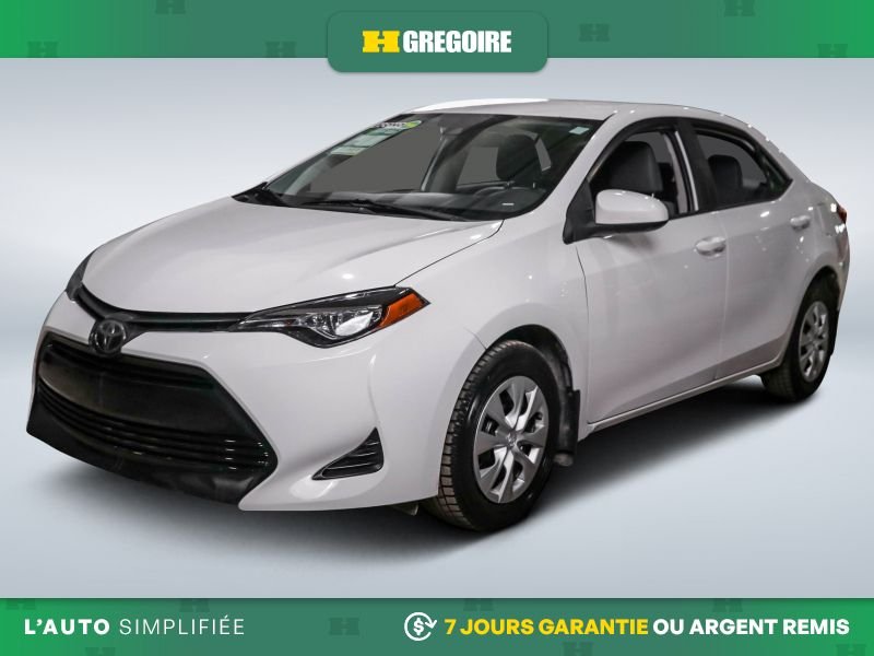 2019 Toyota Corolla CE AUTO A/C GR ELECT CAM RECUL BLUETOOTH White