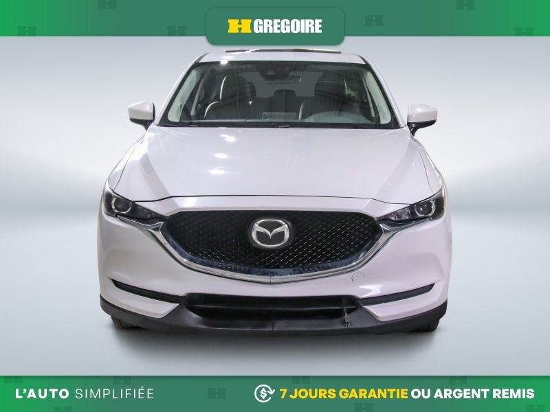 2020 Mazda CX-5 GS AWD AUTO A/C MAGS CUIR TOIT NAV CAM RECUL BLUET White