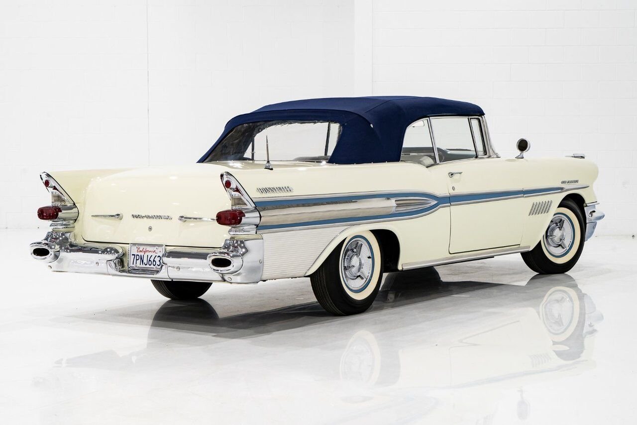 Pontiac Bonneville *PRICE IN USD* Fuel injected 347/315HP 1 of 630 produced 1957 Blanc Montréal - photo #55