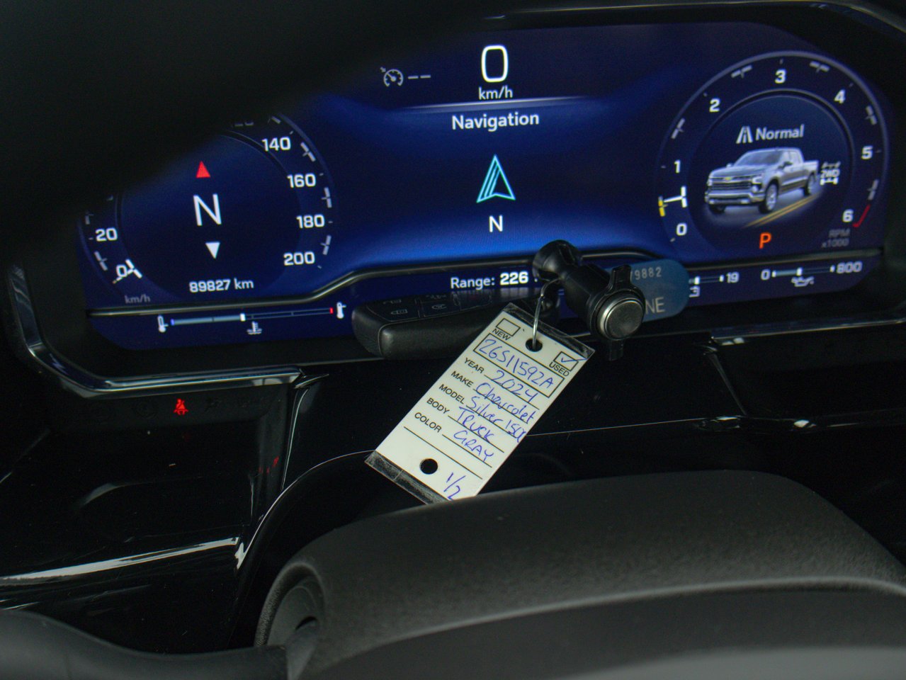 2024 Chevrolet Silverado 1500 4WD Crew Cab 147 RST Grey Sherwood Park - photo #29