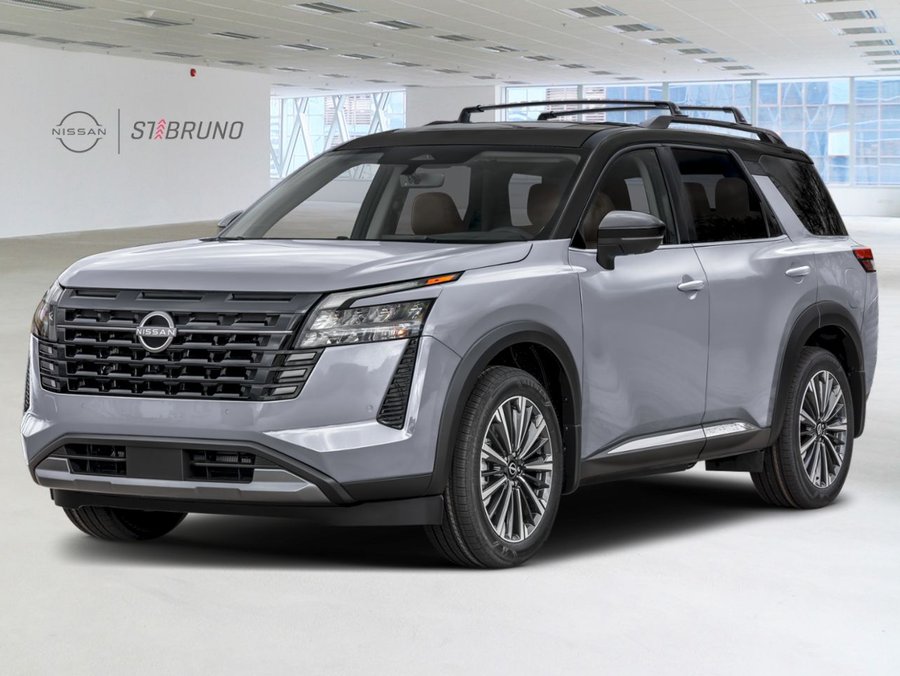 2026 Nissan Pathfinder Platinum 4 RM Boulder Gray Pearl/Super Black