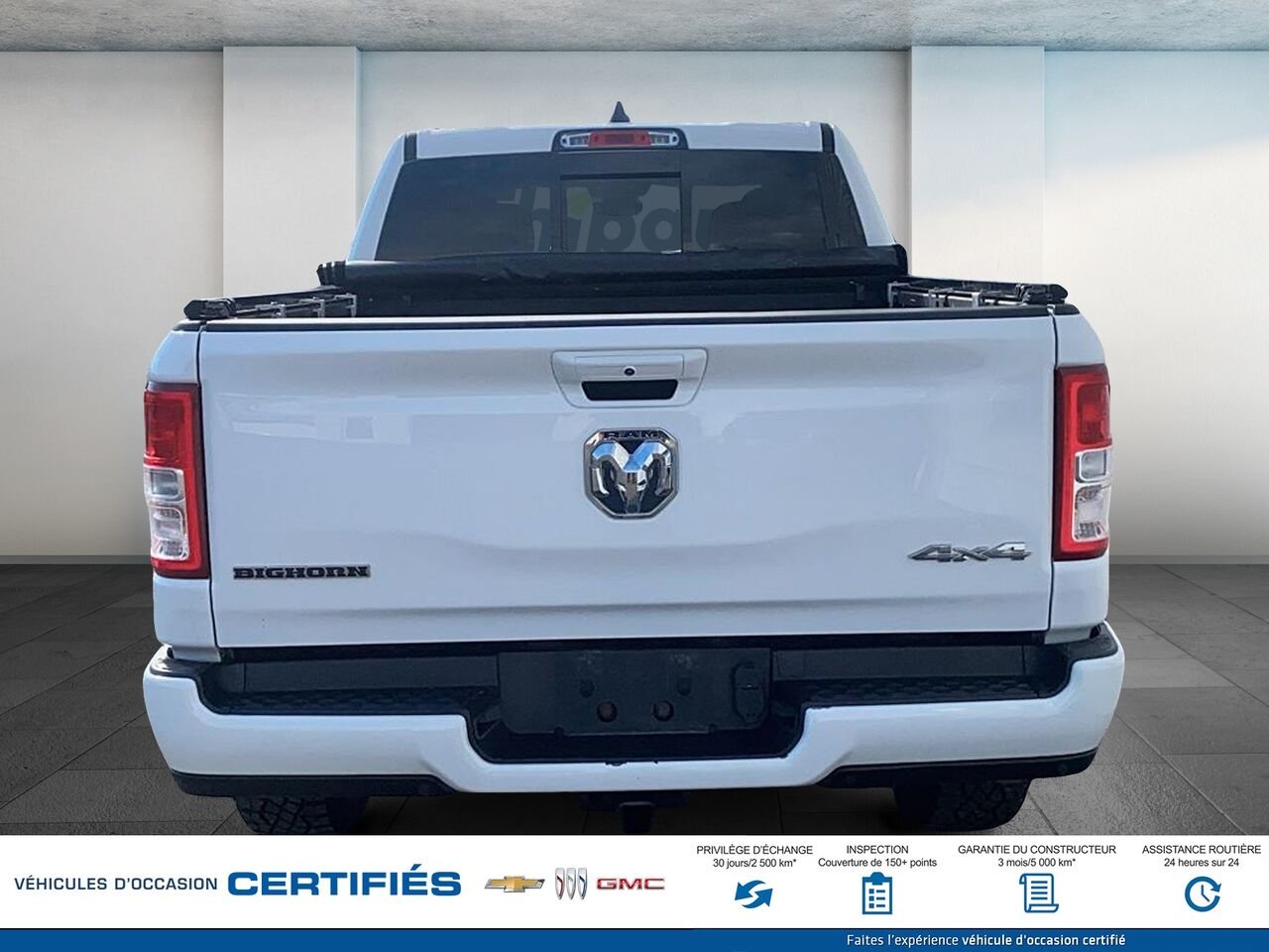 RAM 1500 BIG H Big Horn cabine d'équipe 4x4 caisse de 5 pi 7 po 2020 Blanc Montmagny - photo #2