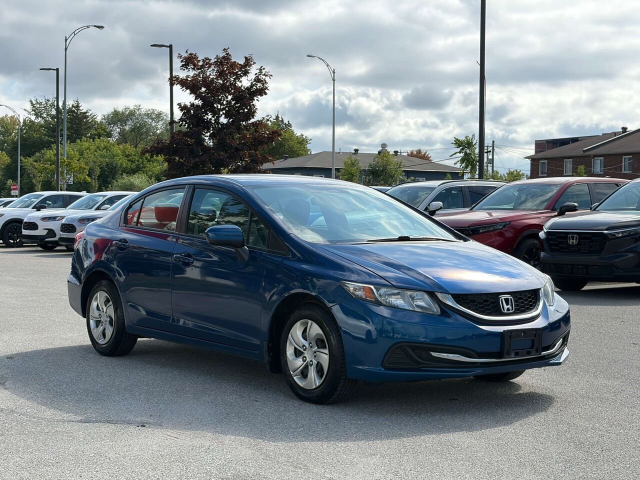 Honda Civic LX 2015 Bleu Gatineau - photo #6