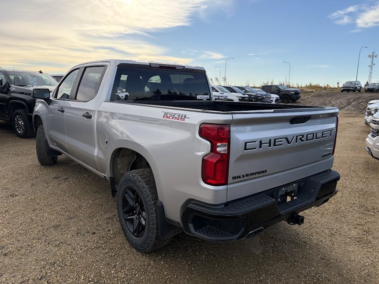 2021 Chevrolet Silverado 1500 4WD Crew Cab 147 Custom Trail Boss Grey Sherwood Park - photo #3