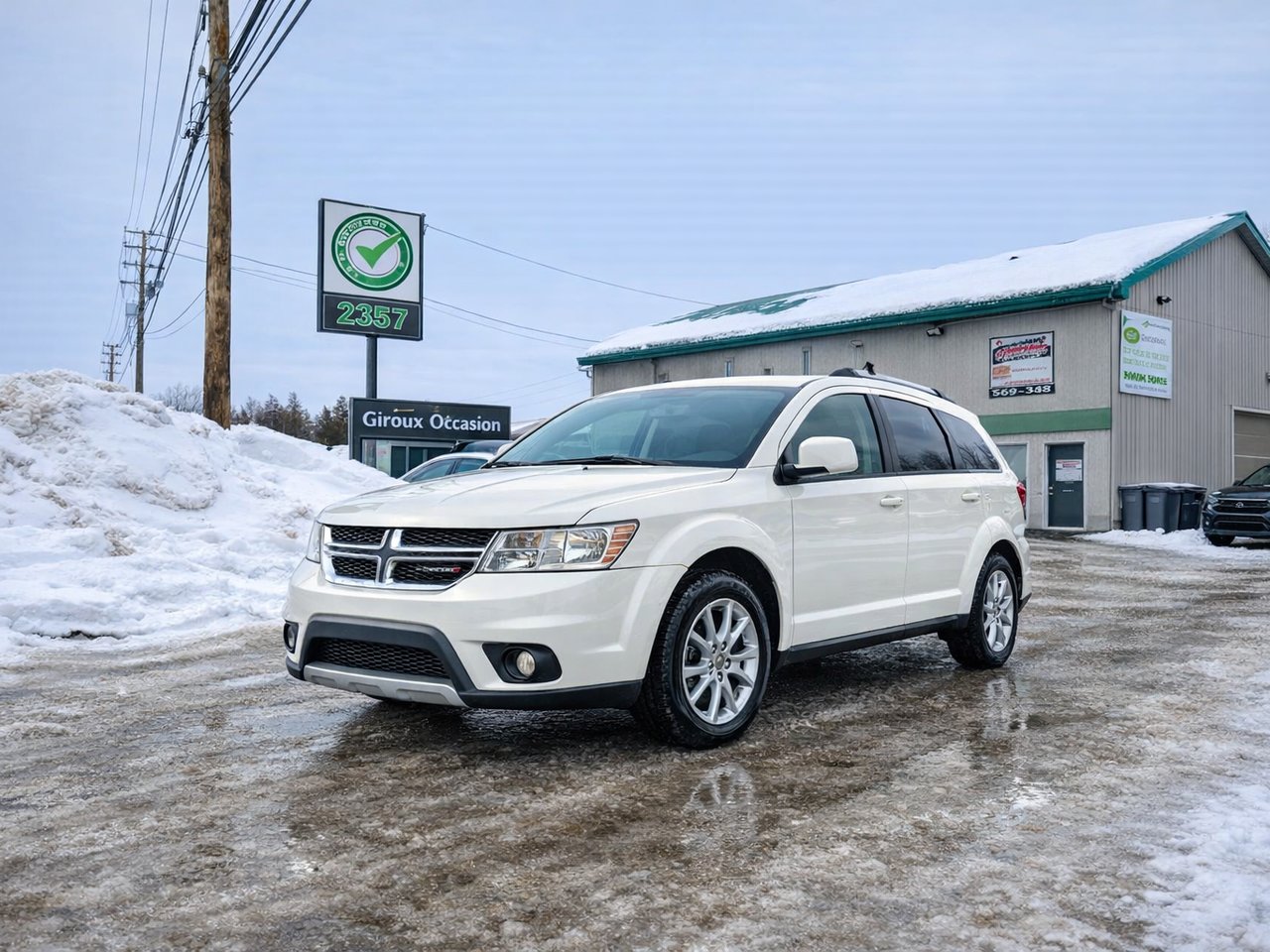 Dodge Journey 2014 Blanc Longueuil, - photo #0