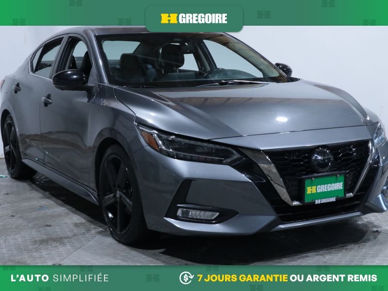 Nissan Sentra SR AUTO A/C CUIR TOIT GR ELECT MAGS CAM RECUL VLUE 2021 Gris