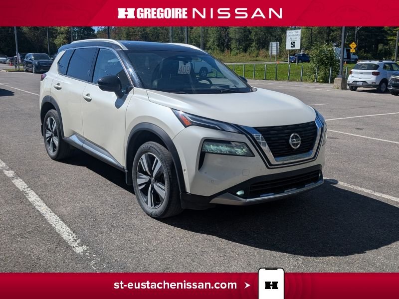 Nissan Rogue Platinum AWD CUIR DEM. A DISTANCE APPLE CARPLAY 2021 Blanc