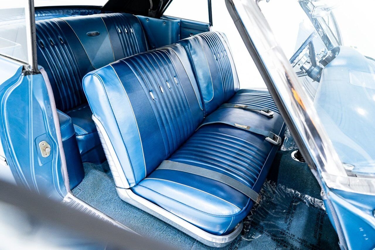 1963 Ford Galaxie 500 *PRIX EN USD* 406 Cu In TriPower 4-Speed Convertible Blue Montreal - photo #38