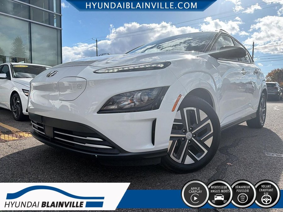 2023 Hyundai Kona Electric Preferred TA avec toit bicolore White