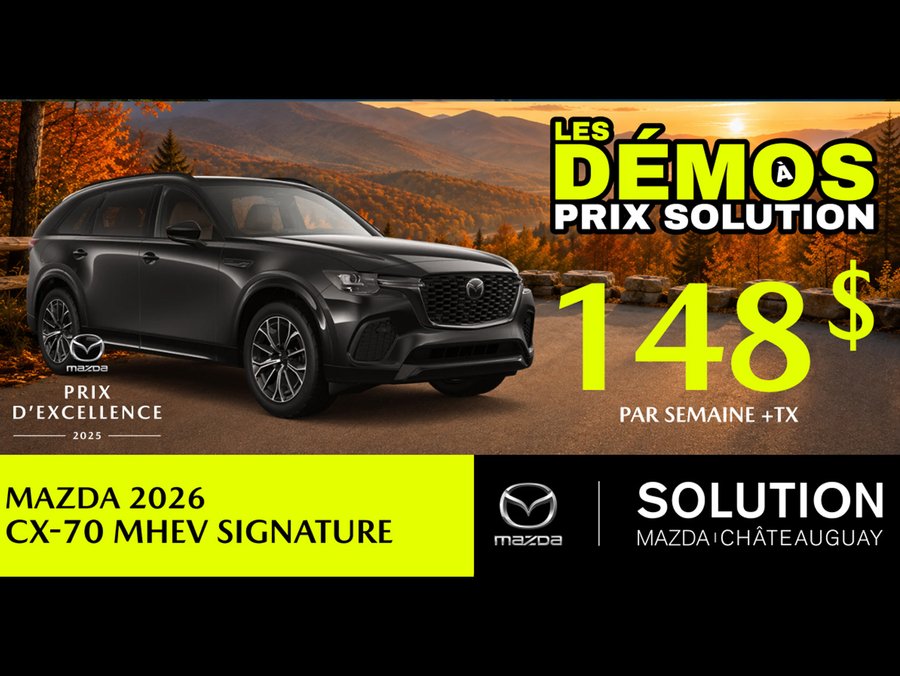 2026 MAZDA CX-70 MHEV 2026 Jet Black Mica