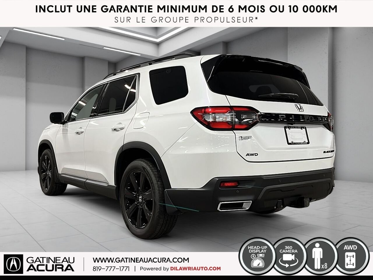 Honda Pilot Black Edition AWD 2024 Blanc Ottawa & Gatineau - photo #17