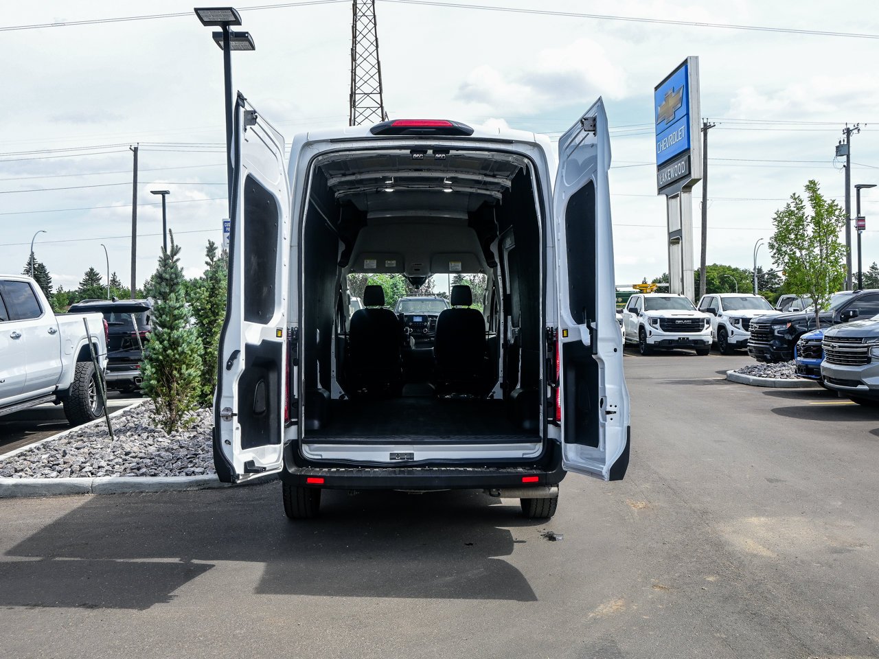2025 Ford Transit Cargo Van T-250 148 Hi Rf 9070 GVWR AWD White Sherwood Park - photo #13