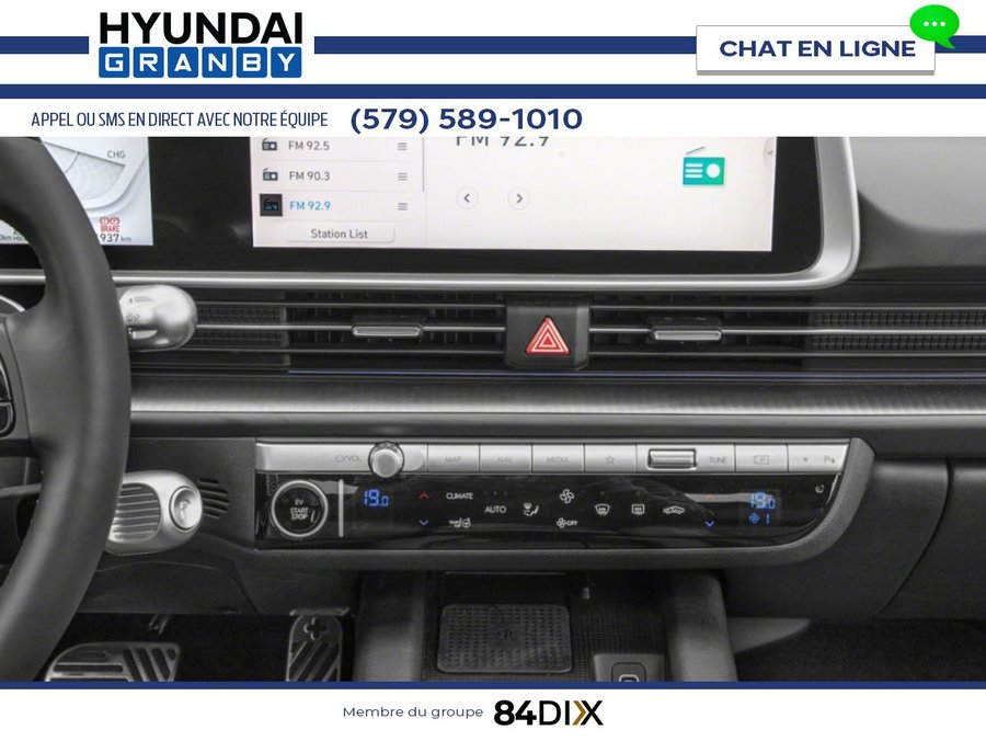 2025 HYUNDAI IONIQ 6 Preferred grande autonomie TI avec ensemble Ultimate Abyss Black