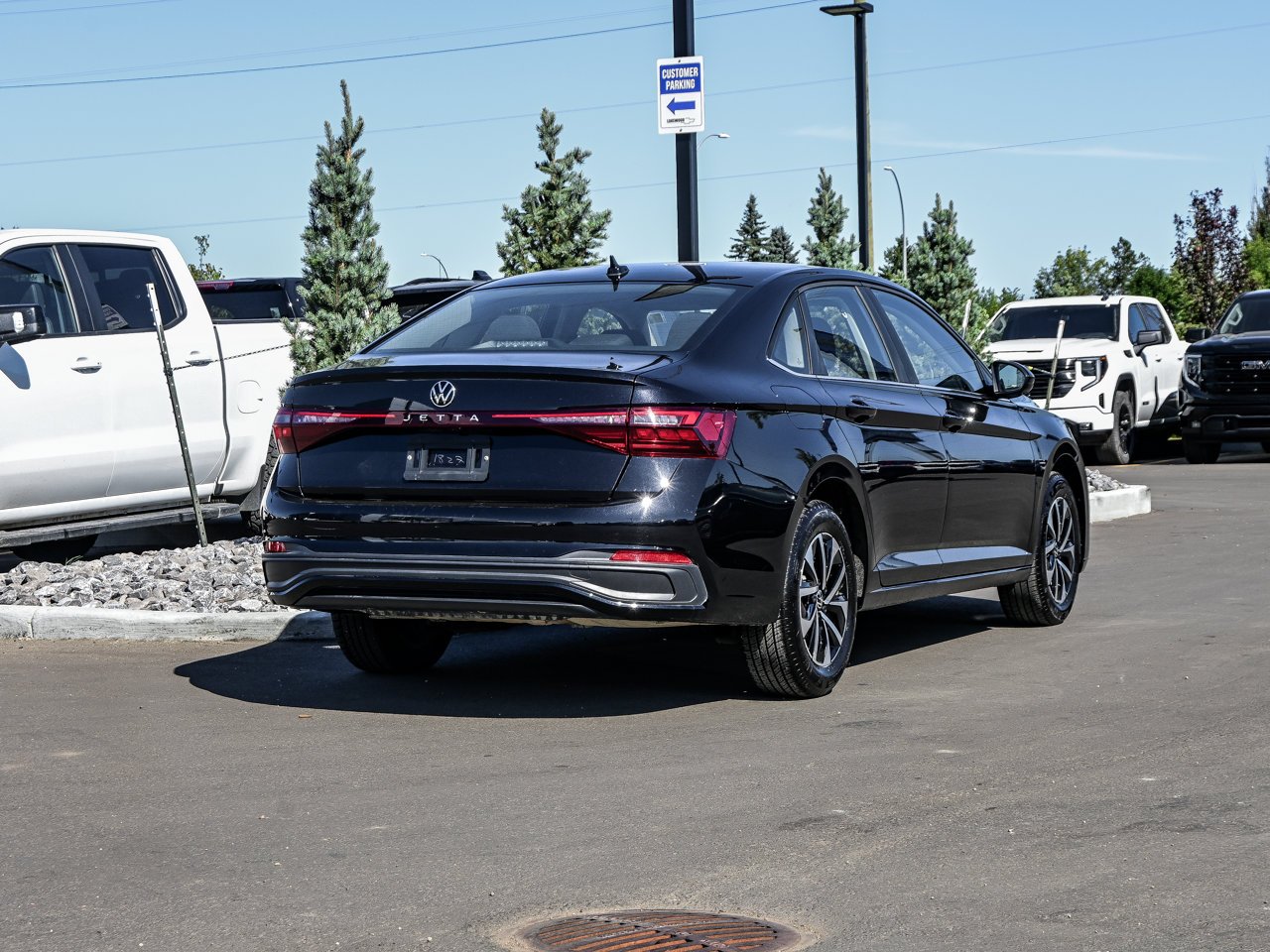2025 Volkswagen Jetta Trendline Auto Black Sherwood Park - photo #12
