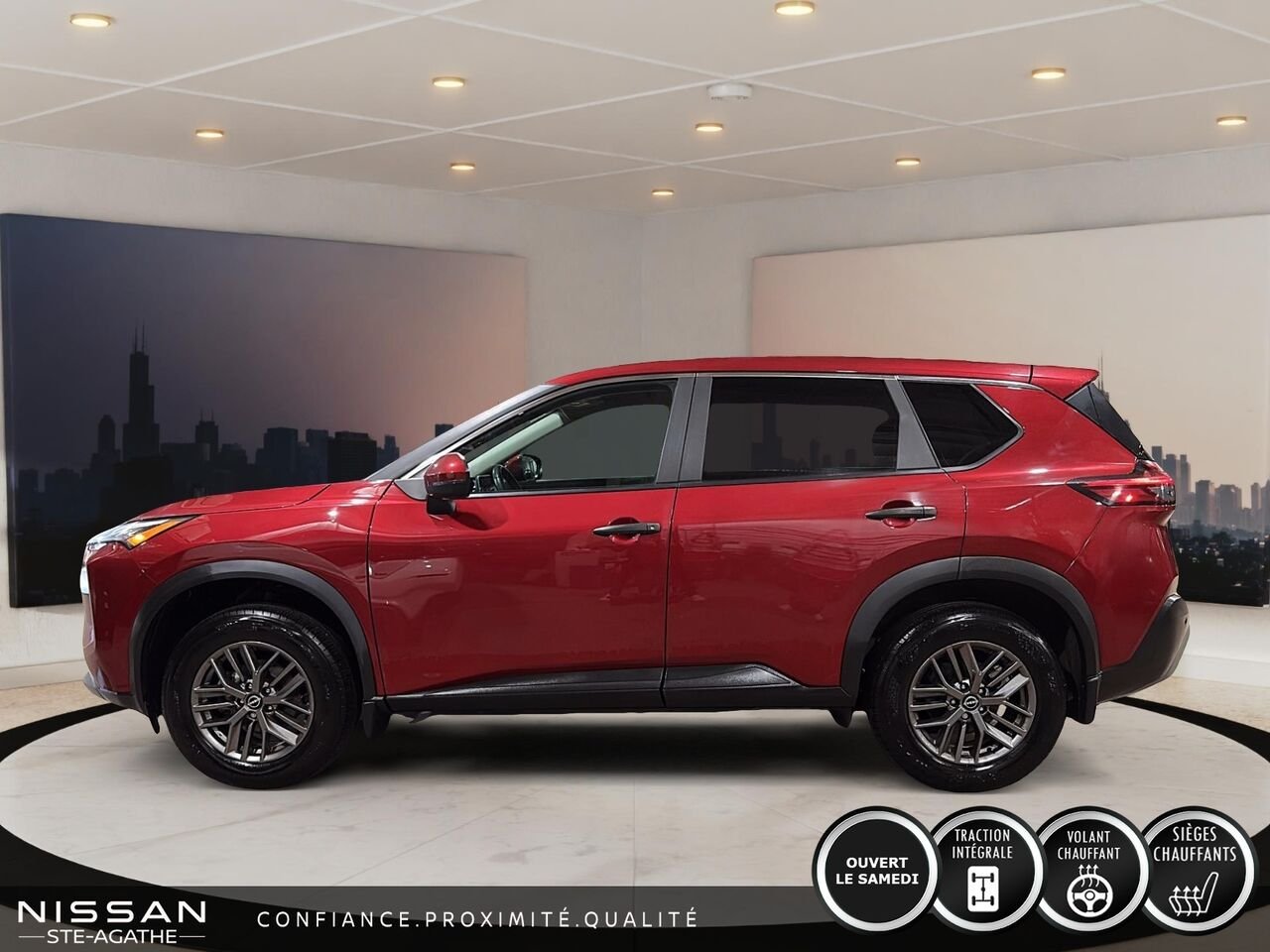2023 Nissan Rogue Red Ste-Agathe des Monts - photo #5