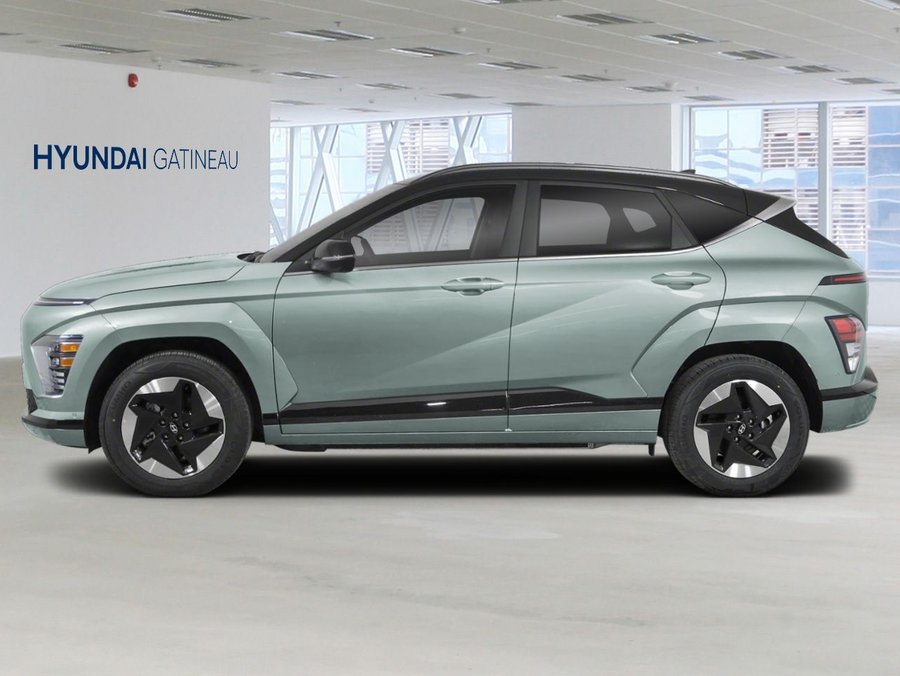 Hyundai Kona électrique 2026 2026 Vert mirage avec toit Noir abyssal