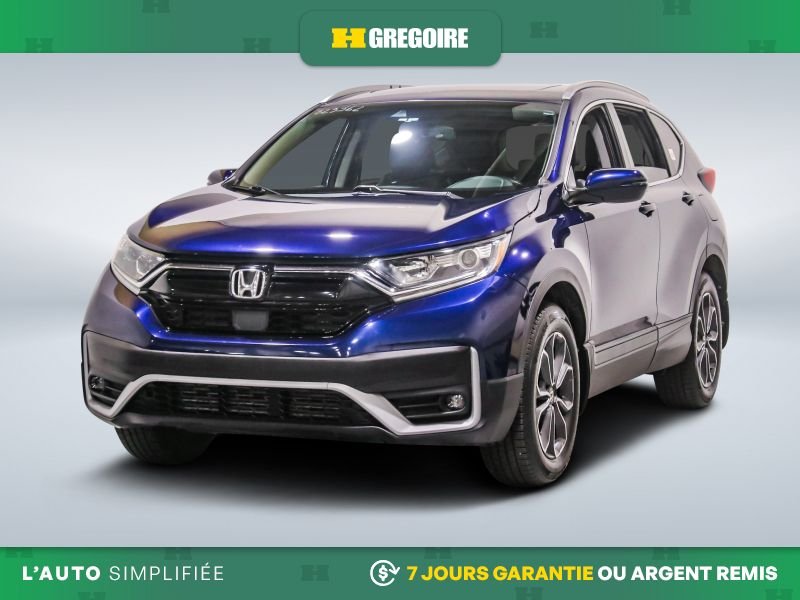 Honda CRV EX-L AWD AUTO A/C CUIR TOIT MAGS CAM RECUL BLEUTOO 2020 Bleu