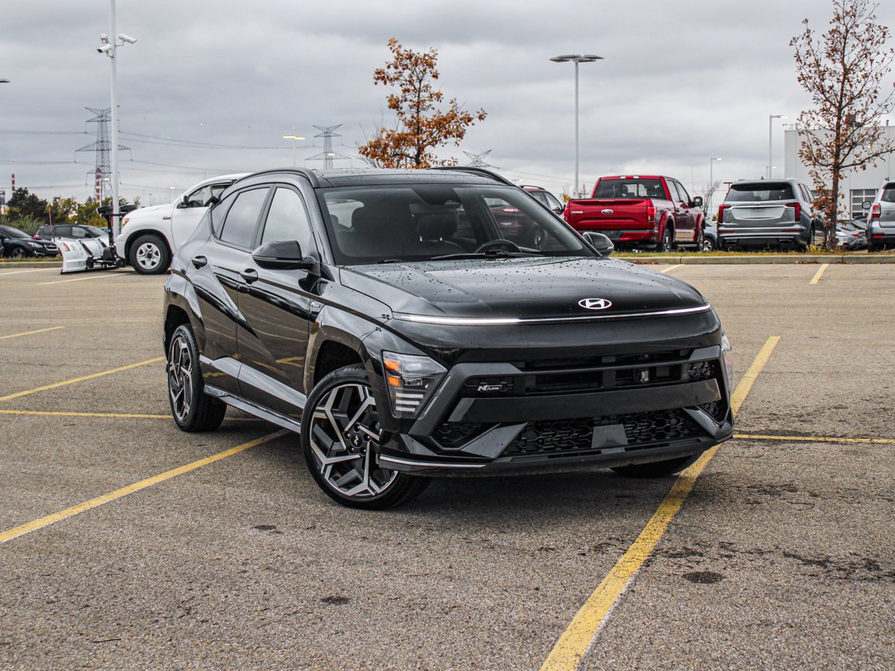 2024 Hyundai Kona 1.6T N Line AWD Black Sherwood Park - photo #1