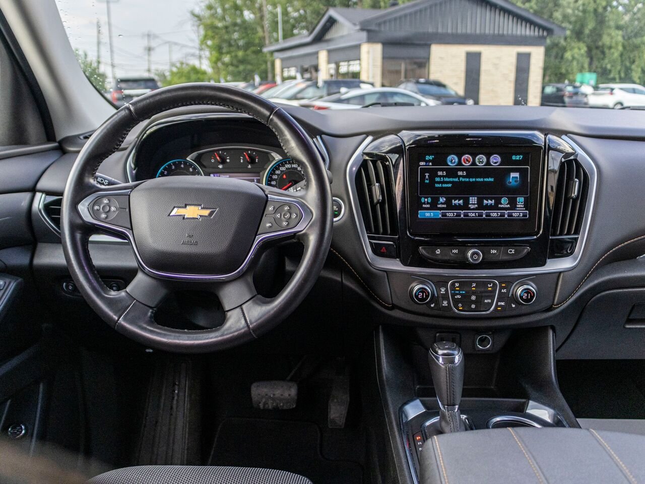 Chevrolet Traverse LT tissus 4 portes AWD 2019 Blanc Châteauguay - photo #8