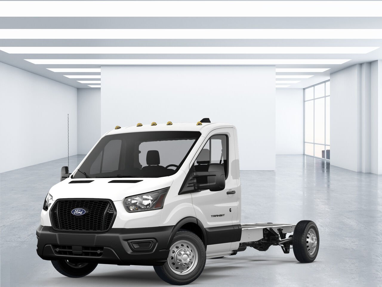 2026 Ford Transit Cutaway Oxford White Saint-Jérôme - photo #0