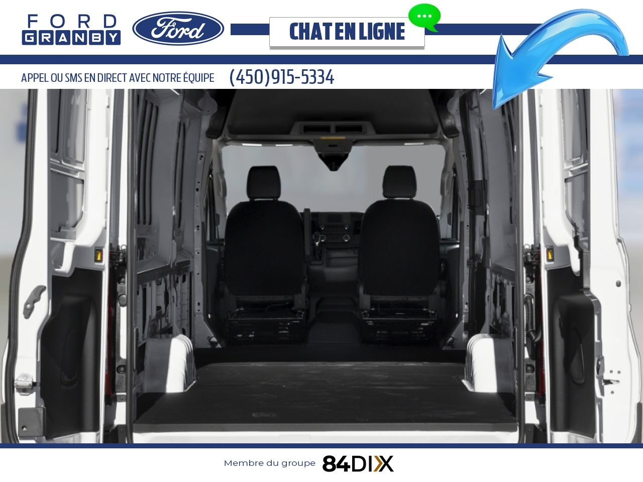 2025 Ford Transit Cargo Van Oxford White Granby - photo #3