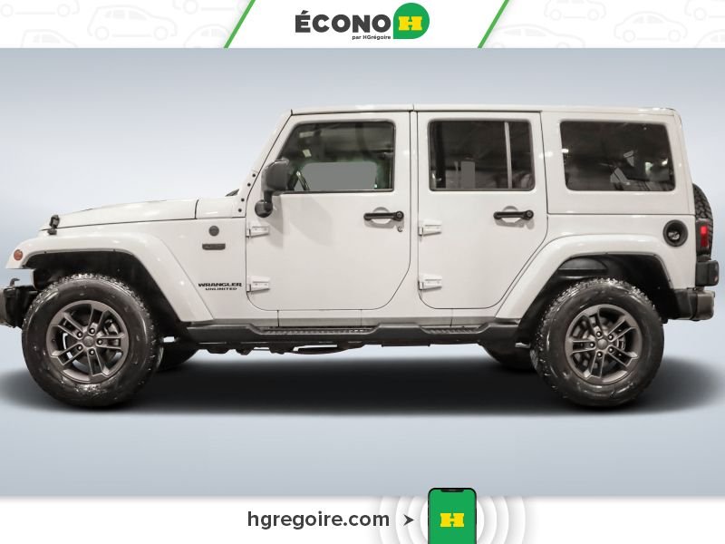 2017 Jeep Wrangler Unlimited 75TH ANNIVERSARY AUTO 4WD V6 A/C MAGS White