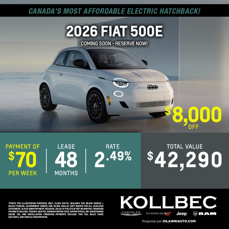 Kollbec promo octobre Fiat EN