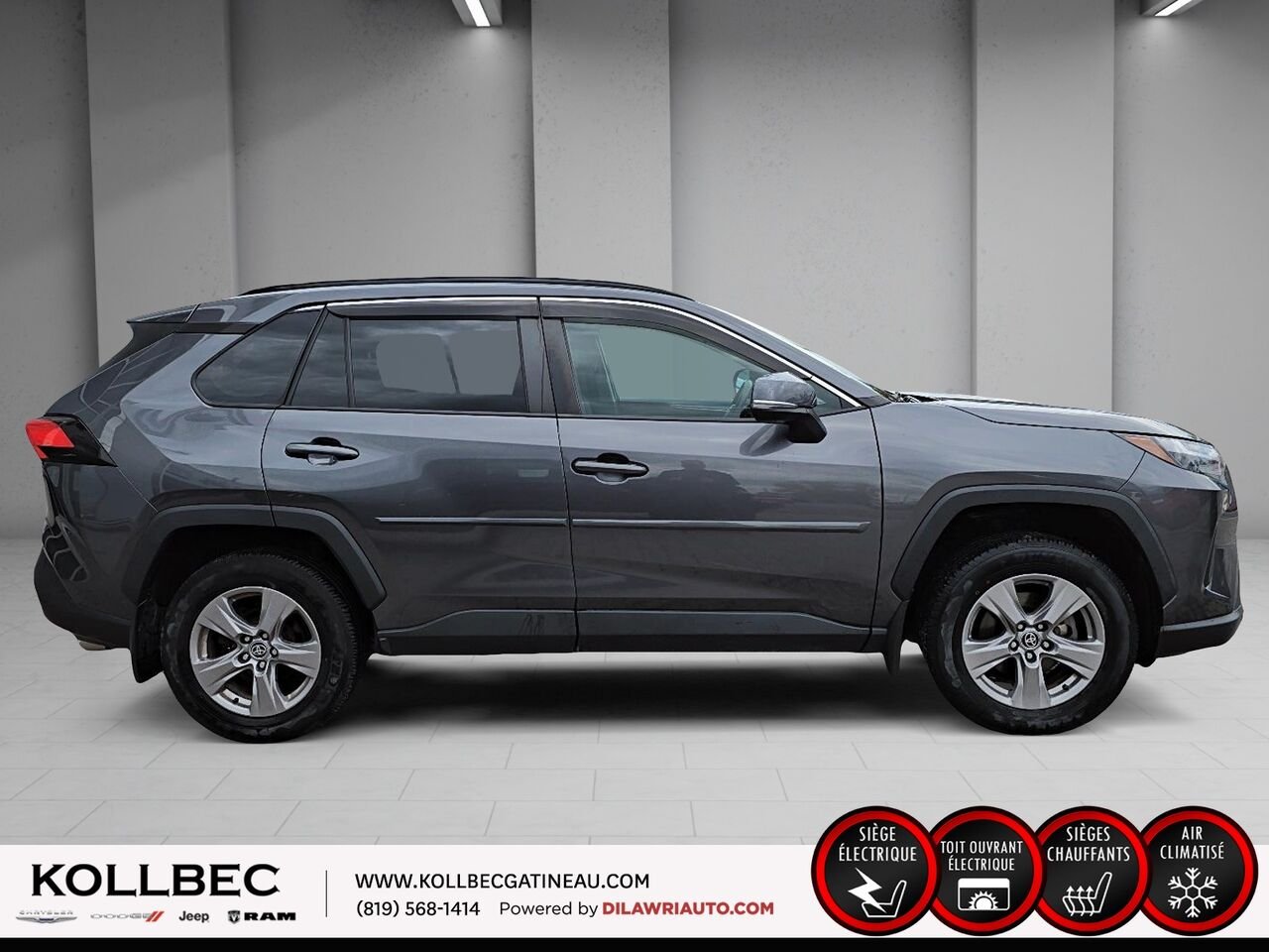 2022 TOYOTA RAV4 U19500 | XLE AWD Grey Gatineau - photo #13