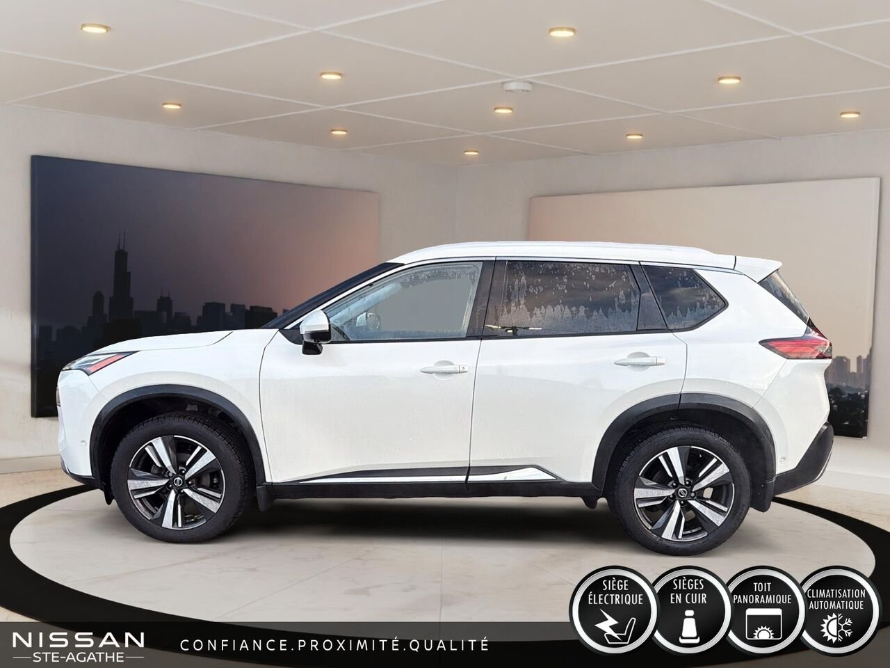 2021 Nissan Rogue TRACTION INTÉGRALE | TOIT OUVRANT PANORAMIQUE | CUIR | BOSE | UN SEUL PROPRIÉTAIRE White Saint-Jérôme - photo #5