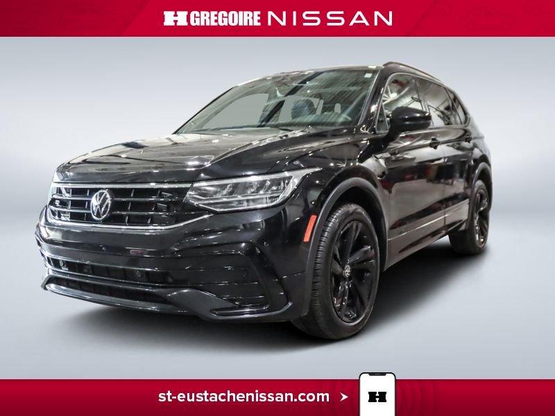 Volkswagen Tiguan Comfortline R-Line Black Edition AWD CUIR TOIT PAN 2023 Noir