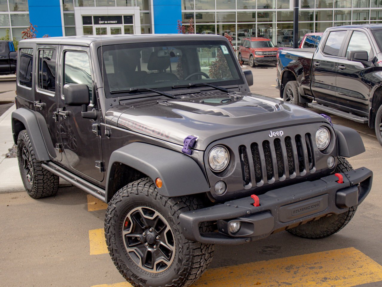 2017 Jeep Wrangler Unlimited 4WD 4dr Rubicon Grey Sherwood Park - photo #14