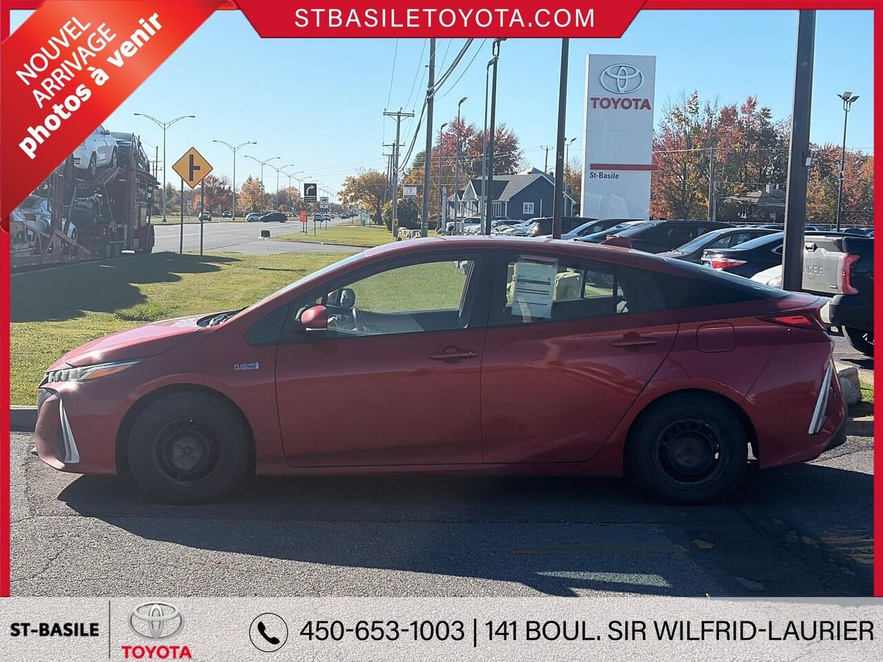 TOYOTA Prius Prime 2022 Rouge Saint-Basile-le-Grand - photo #1